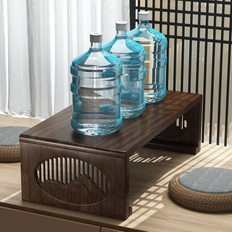 Bay Window Small Table Tatami Tea Table Nanzhu Japanese Kang Table New Chinese Style Bed Folding Small Coffee Table balcony