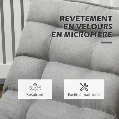 Lazy Floor Armchair, Relax Armchair, Living Room Armchair, Upholstered Design, Adjustable Backrest, 360 Swivel. °