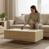 Coffee Table 85x55x31 cm Oak Wood Finish