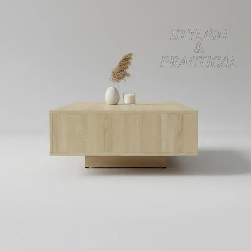 Coffee Table 85x55x31 cm Oak Wood Finish